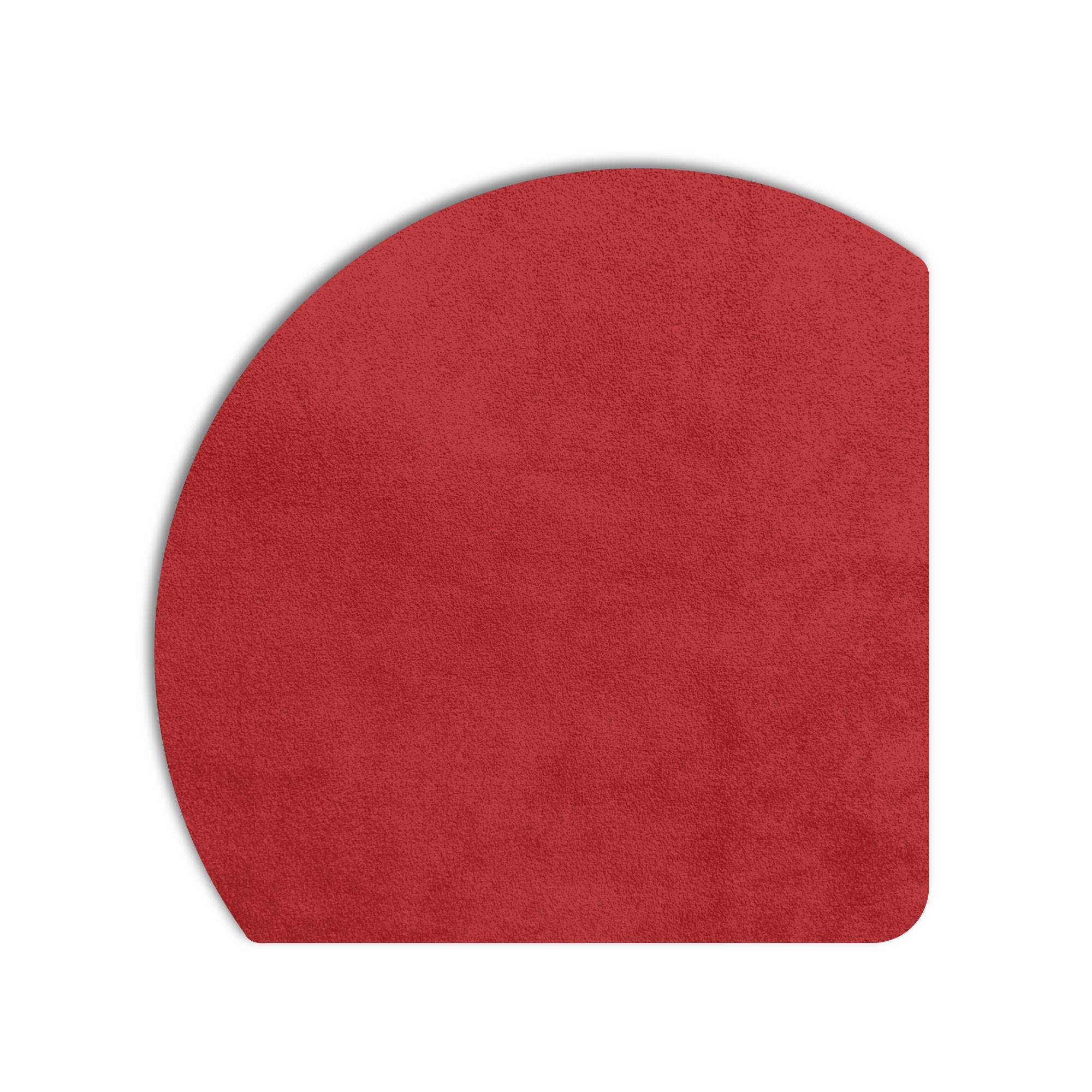 Displine red Alcantara Panel for Sunset Series wall mounts for iPad
