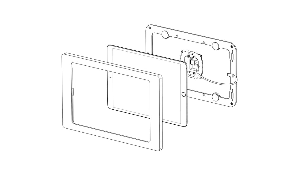drawing of an easy installation of Companion Wall