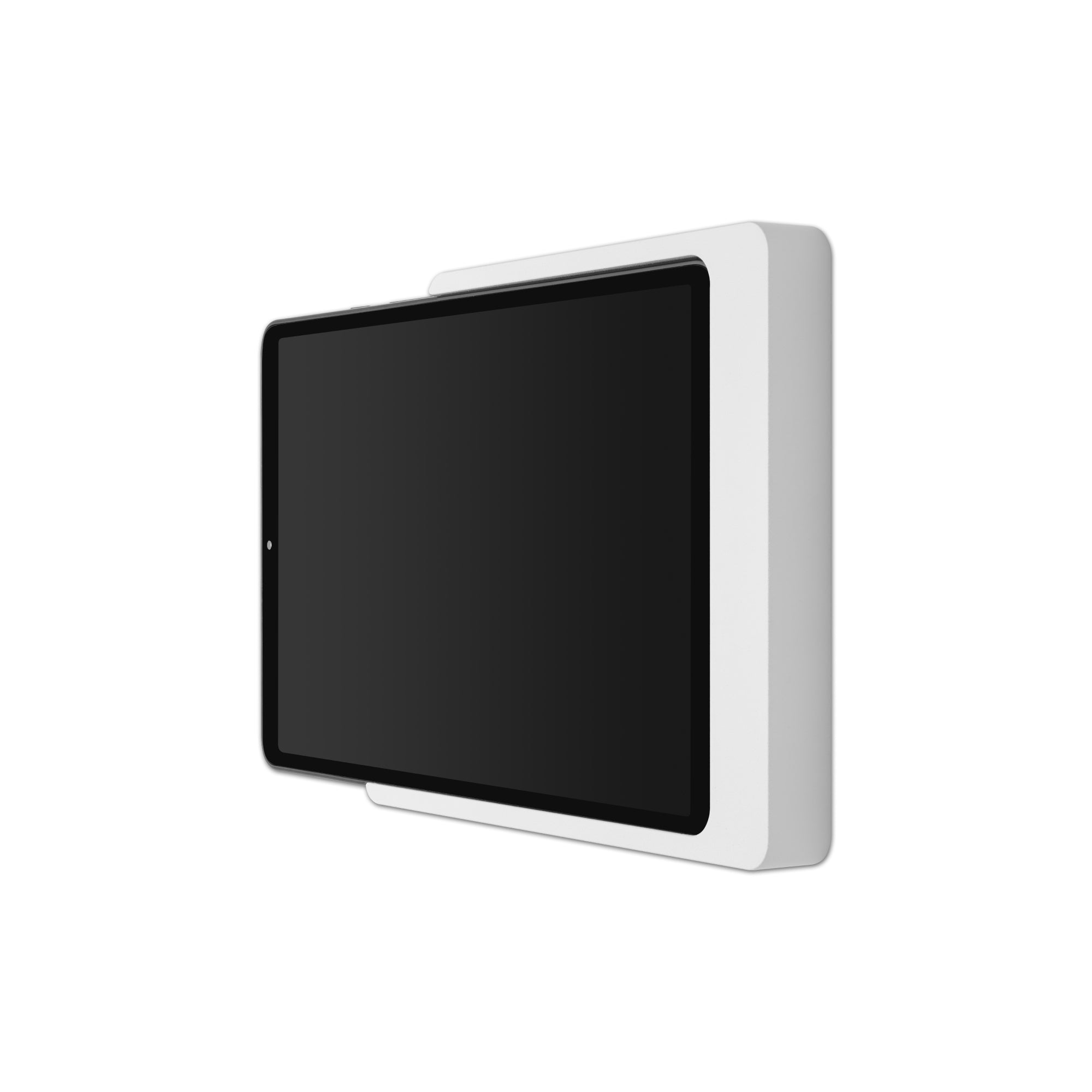Companion Wall Home for Samsung Tab A9 8.7" white powder coated side