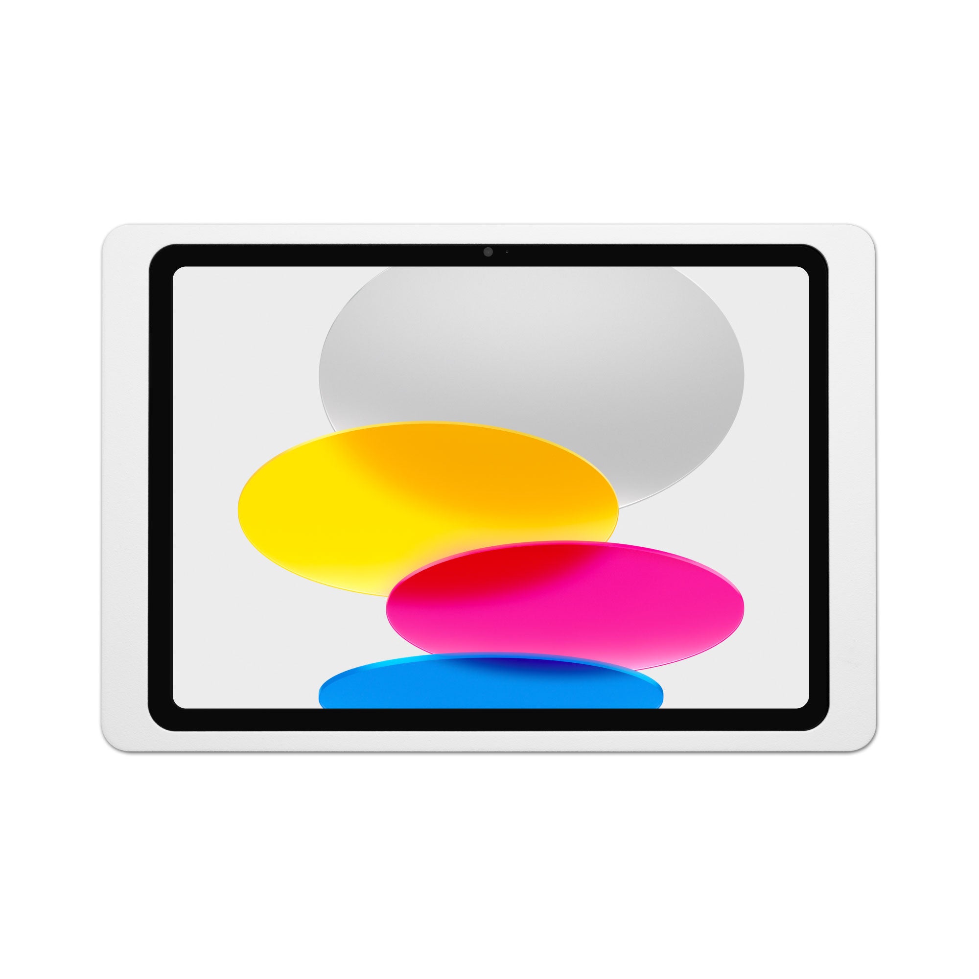 Companion Wall 2.0 for iPad 10th gen. white powder coated front