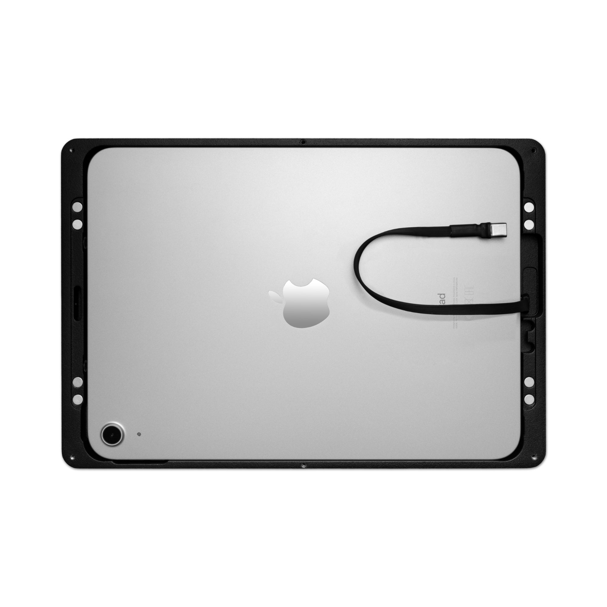 iPad Air premium wall mount with charging cable power supply