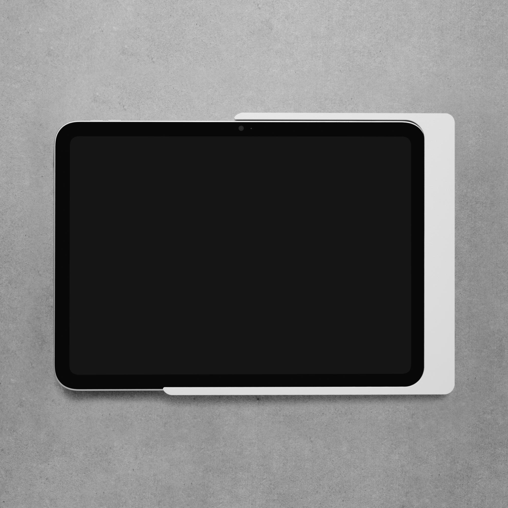 Displine Companion Wall Home, iPad Air wall mount white powder coated
