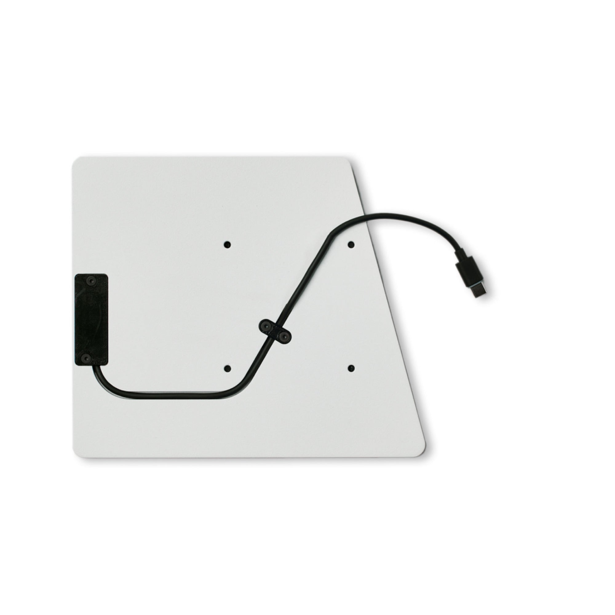 Companion Wall Home for Samsung Tab A 8 white - wall mount with integrated charging cable