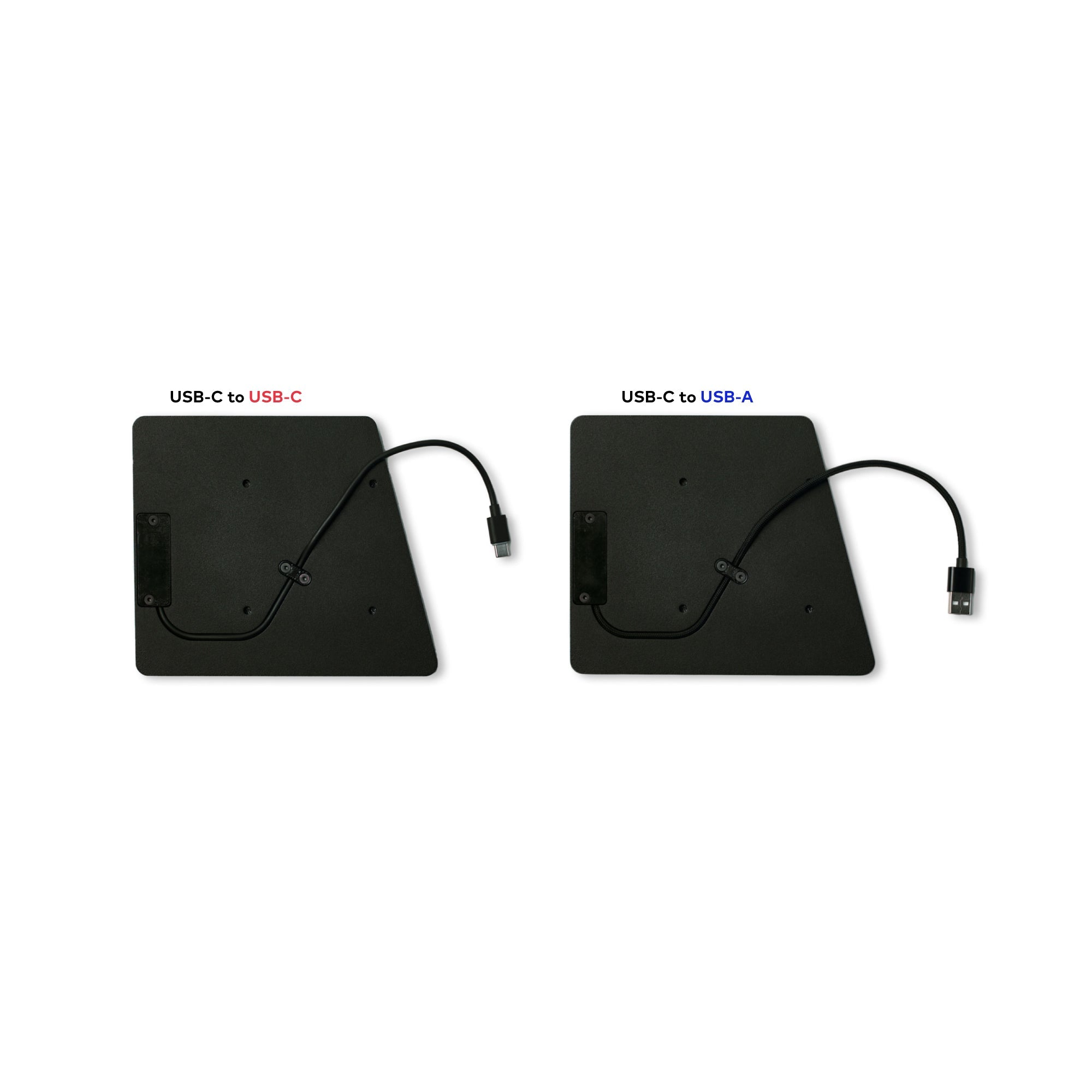 Displine Companion Wall Home - wall mount for iPad mini 8.3" with USB-A charging cable, USB-C charging cable
