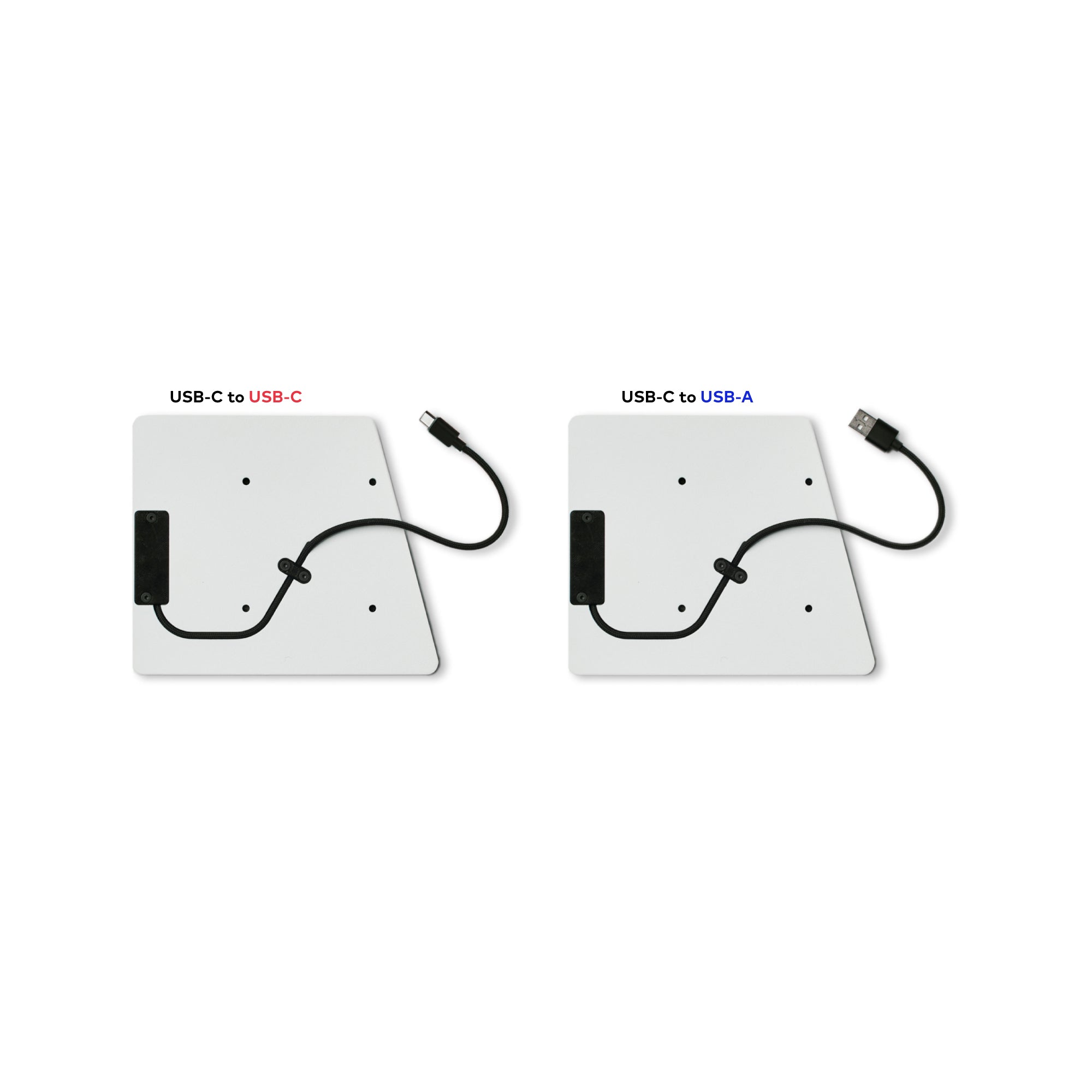 Displine Companion Wall Home - wall mount for iPad mini 8.3", USB-C charging cable and USB-A charging cable
