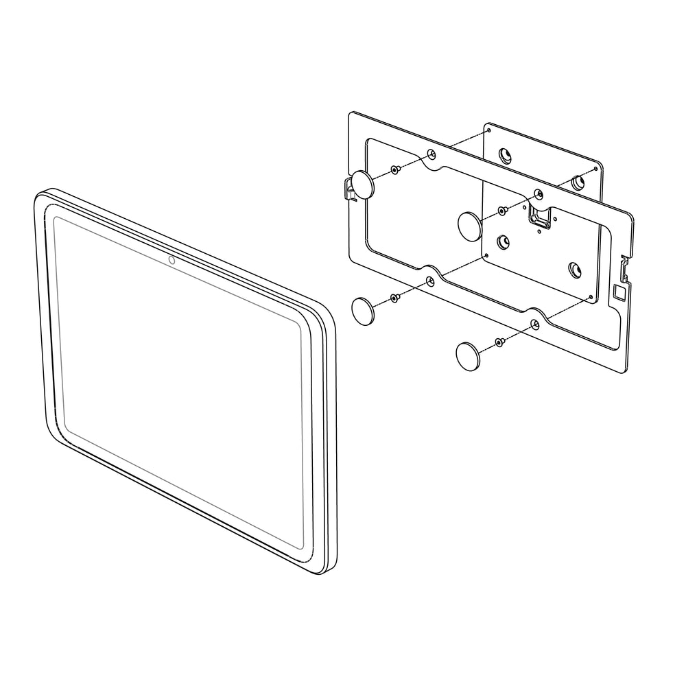 drawing of an easy installation of Dame Wall 2.0