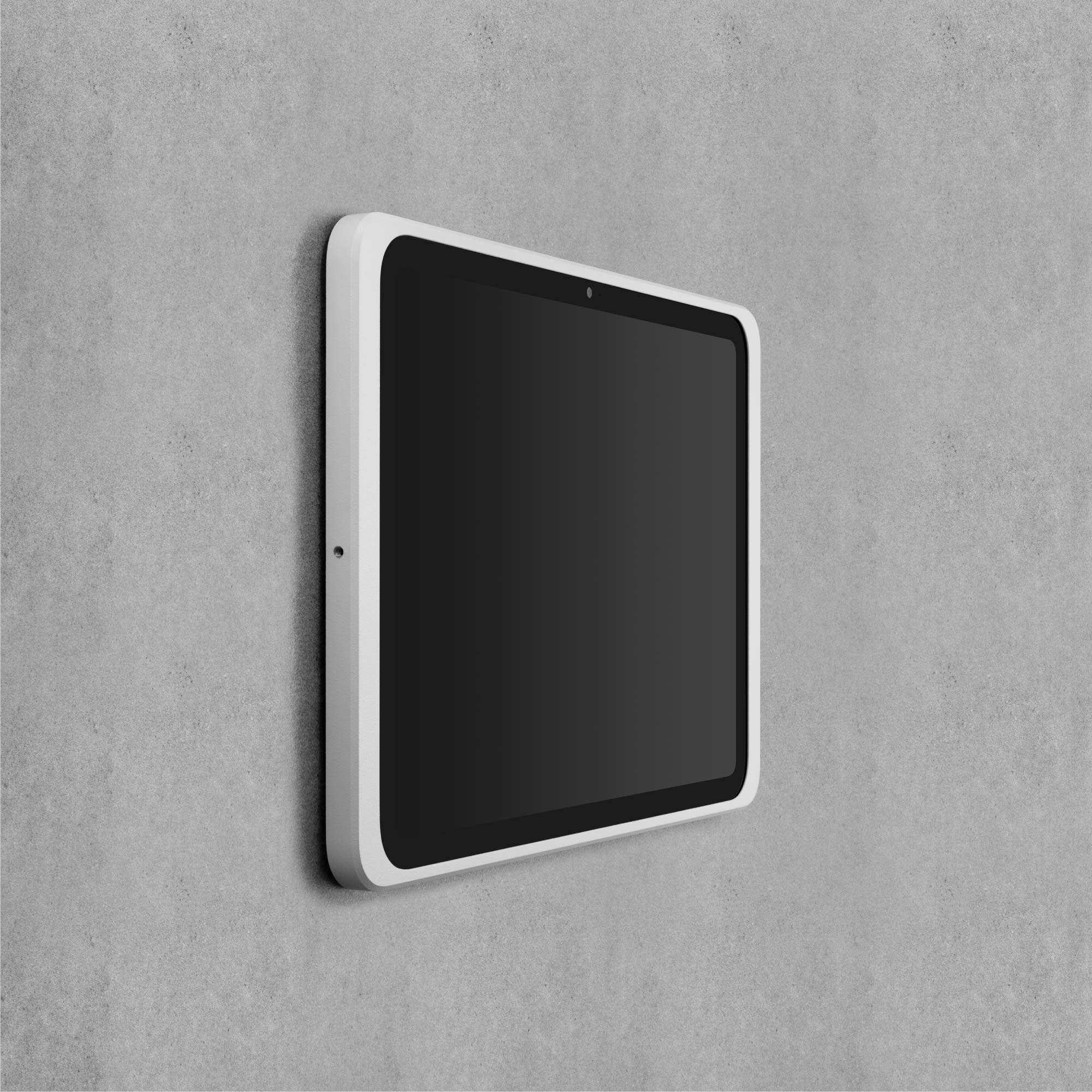 Displine Dame Wall 2.0 premium wall mount for iPad white powder coated