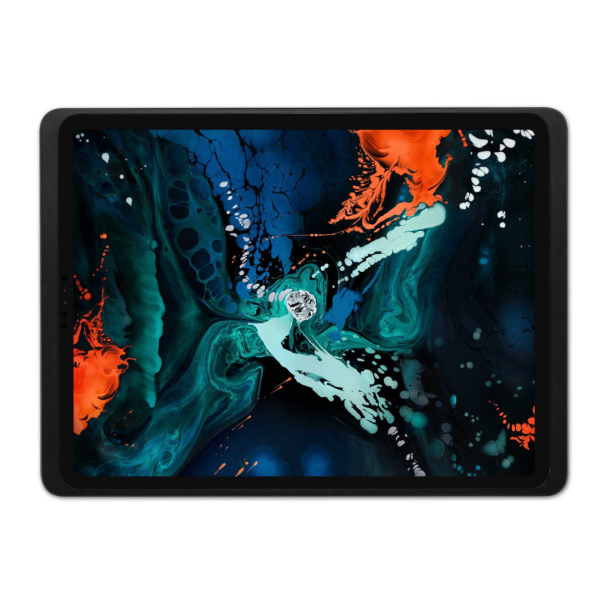Dame Wall 2.0 for iPad Pro 12.9" black anodised with permanent charging