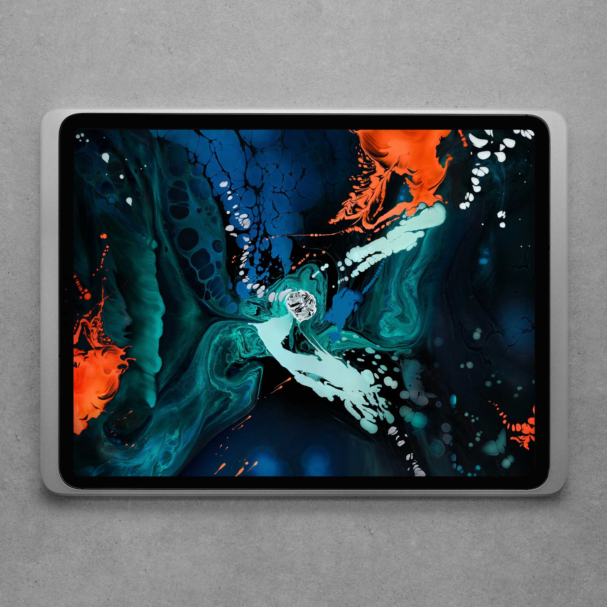 Dame Wall 2.0 for iPad Pro 12.9" silver anodised wall mount for AV control