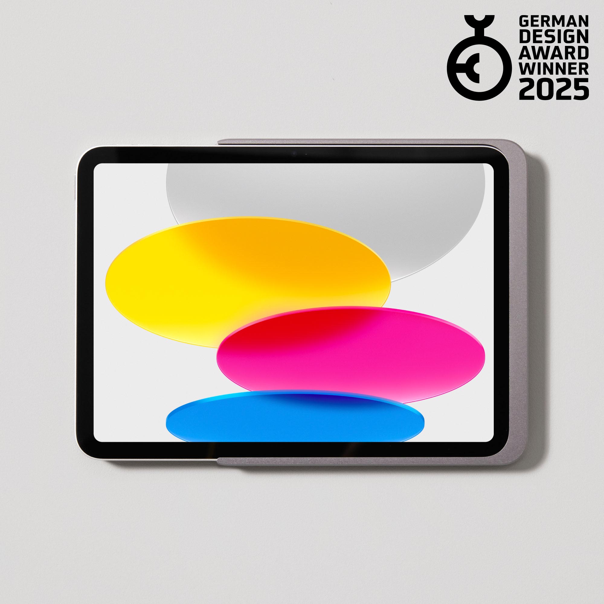 Dame Wall Home 2.0 for iPad 11th gen. titanium anodised