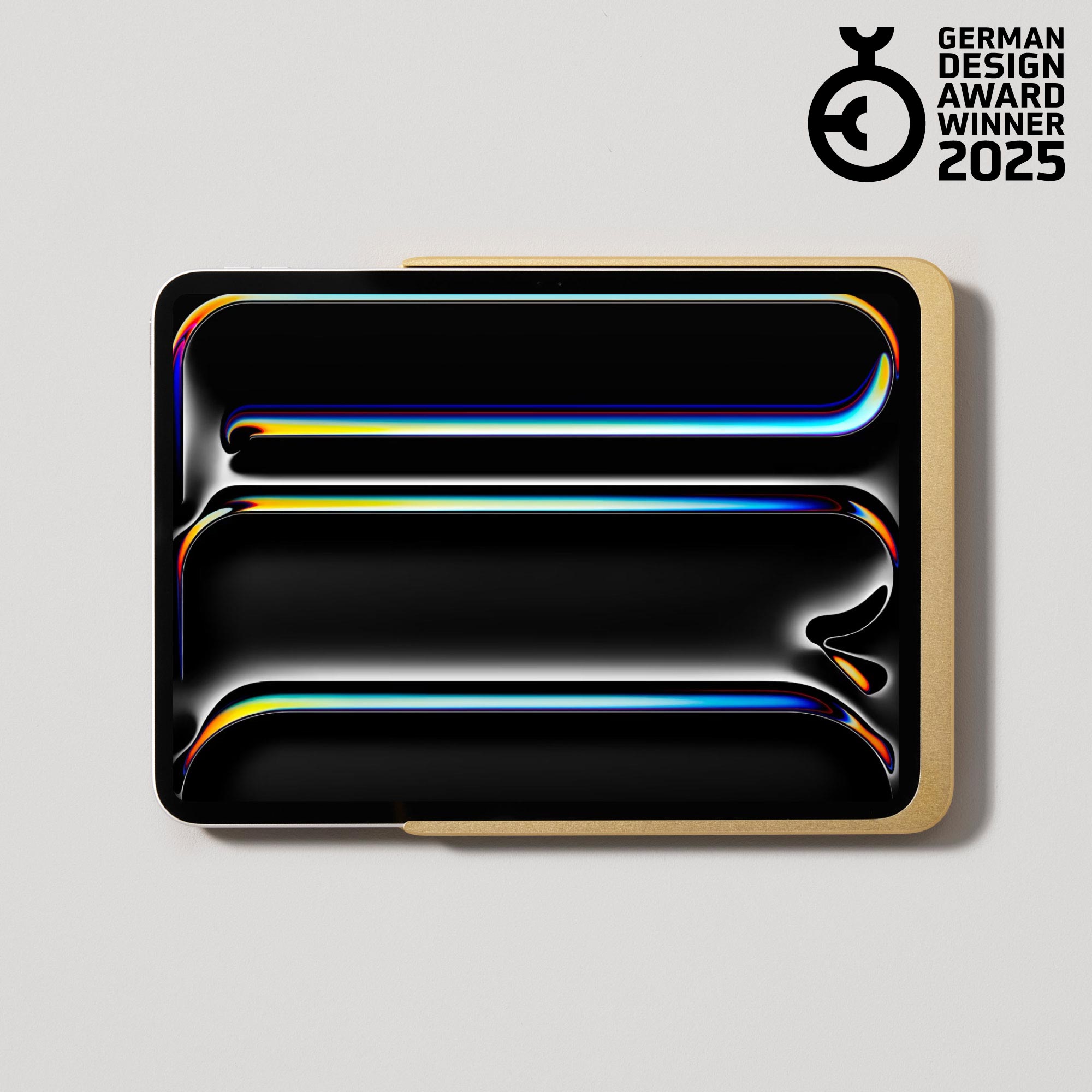 Dame Wall Home 2.0 for iPad Pro 11" M4 gold anodised