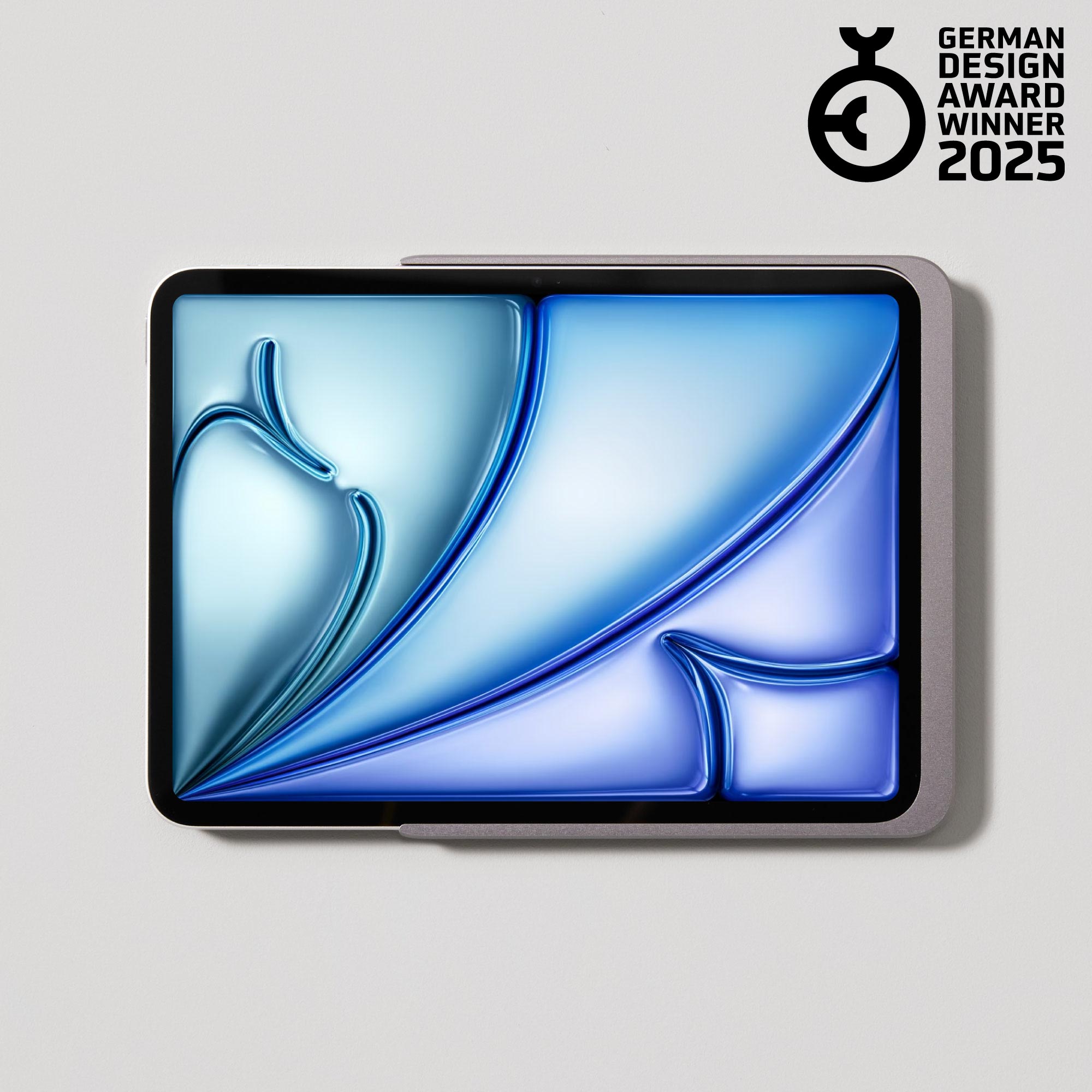 Dame Wall Home 2.0 for iPad Air 11" M2 titanium anodised aluminium