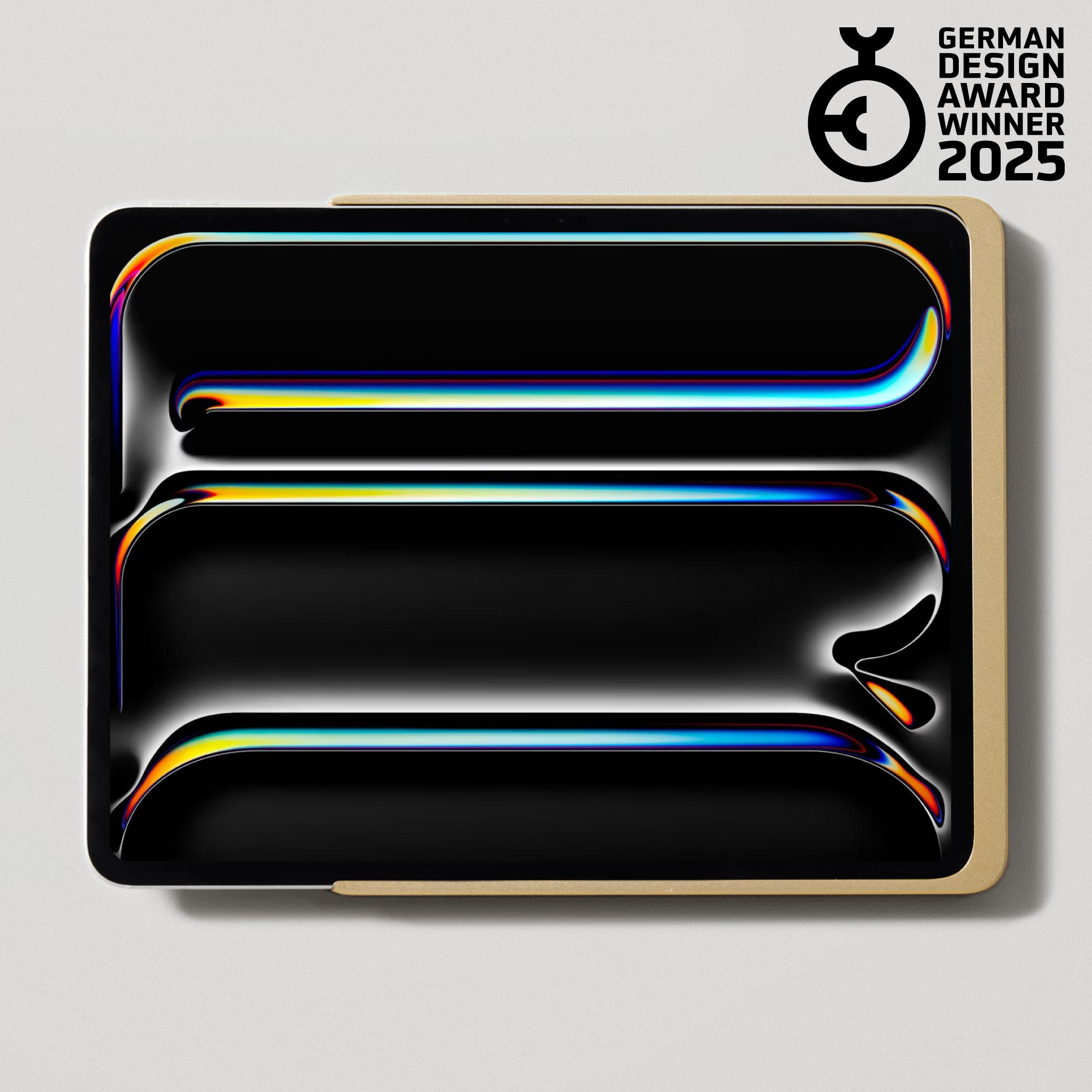 Dame Wall Home 2.0 for iPad Pro 13" M4 gold anodised