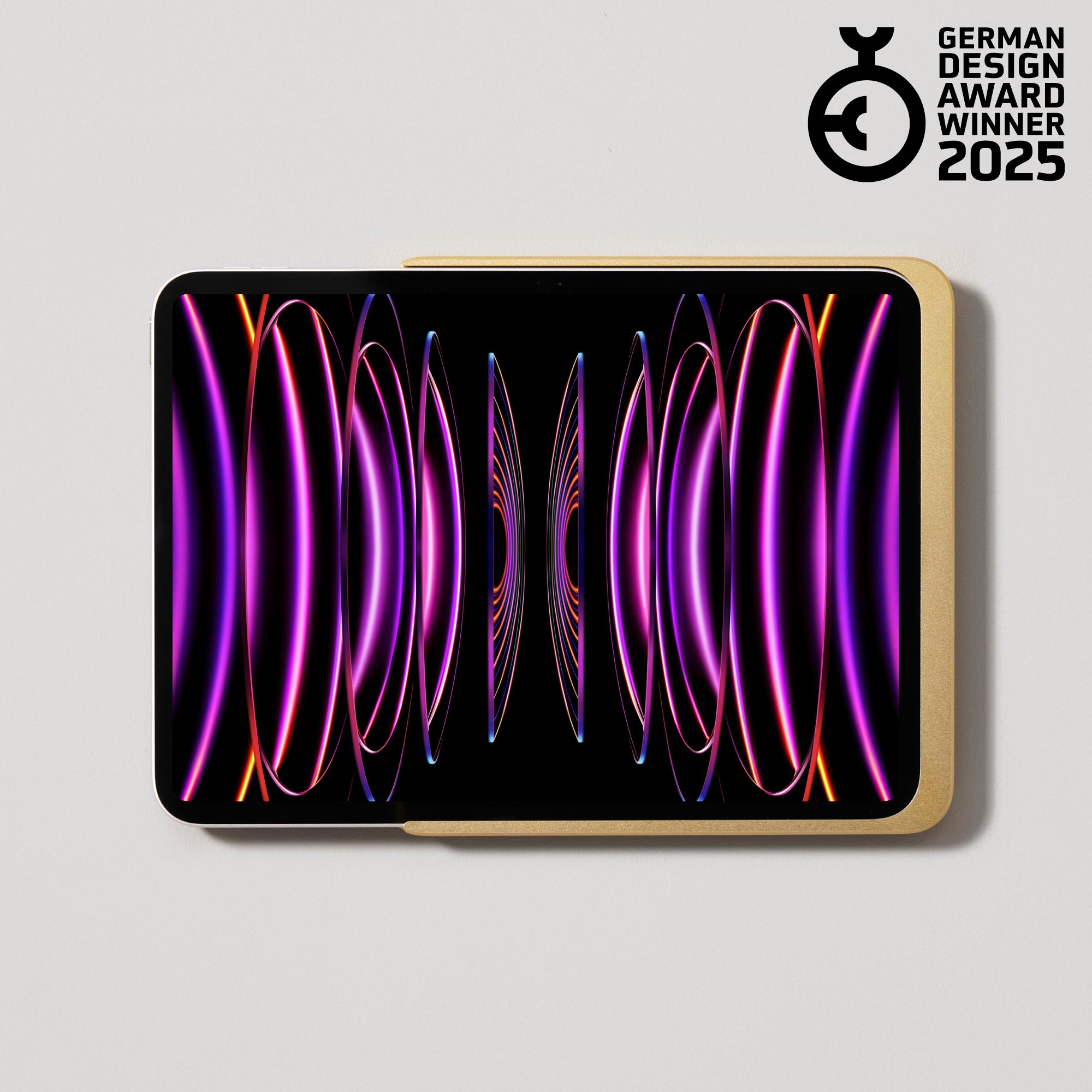 Dame Wall Home 2.0 for iPad Pro 11" gold anodised