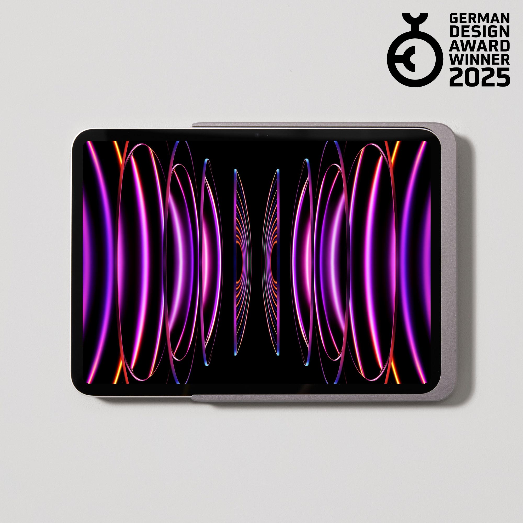 Dame Wall Home 2.0 for iPad Pro 11" titanium anodised