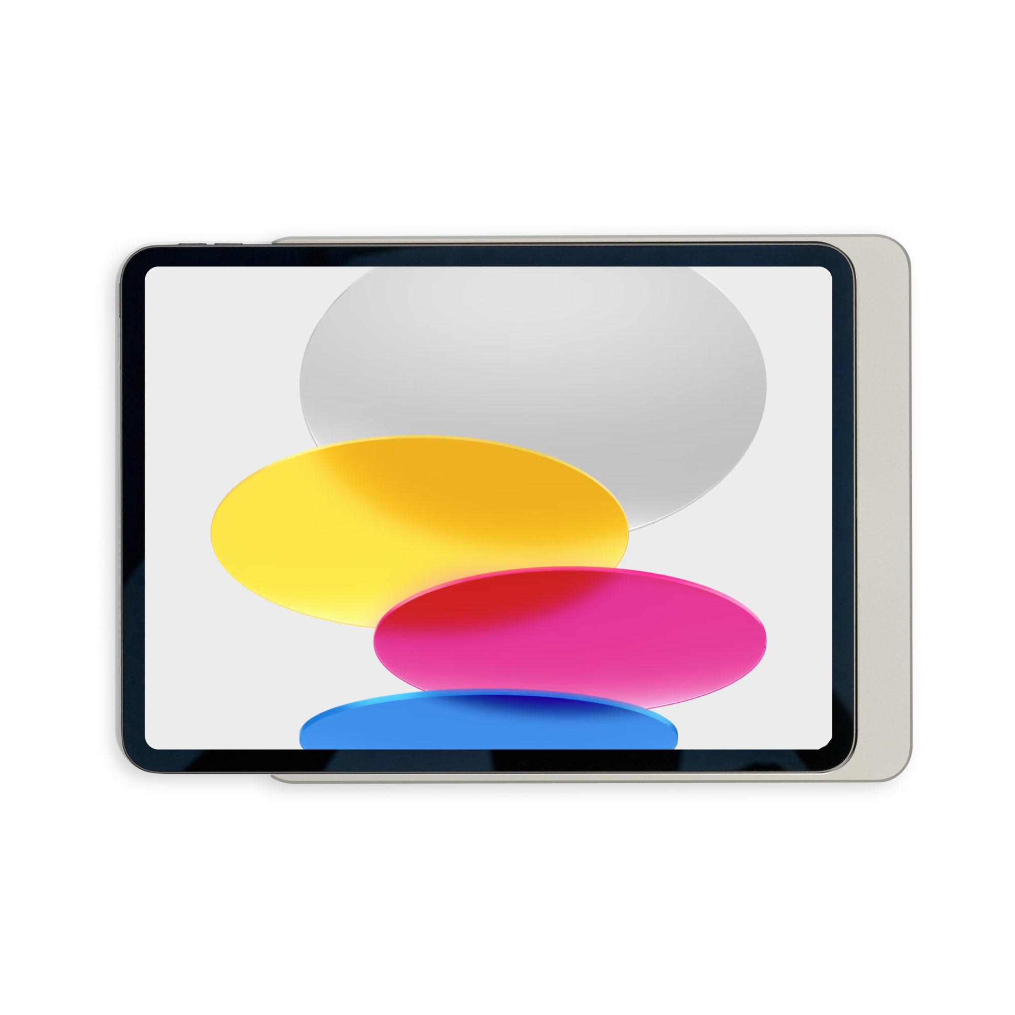 Dame Wall Home for iPad 10th gen. silver anodised