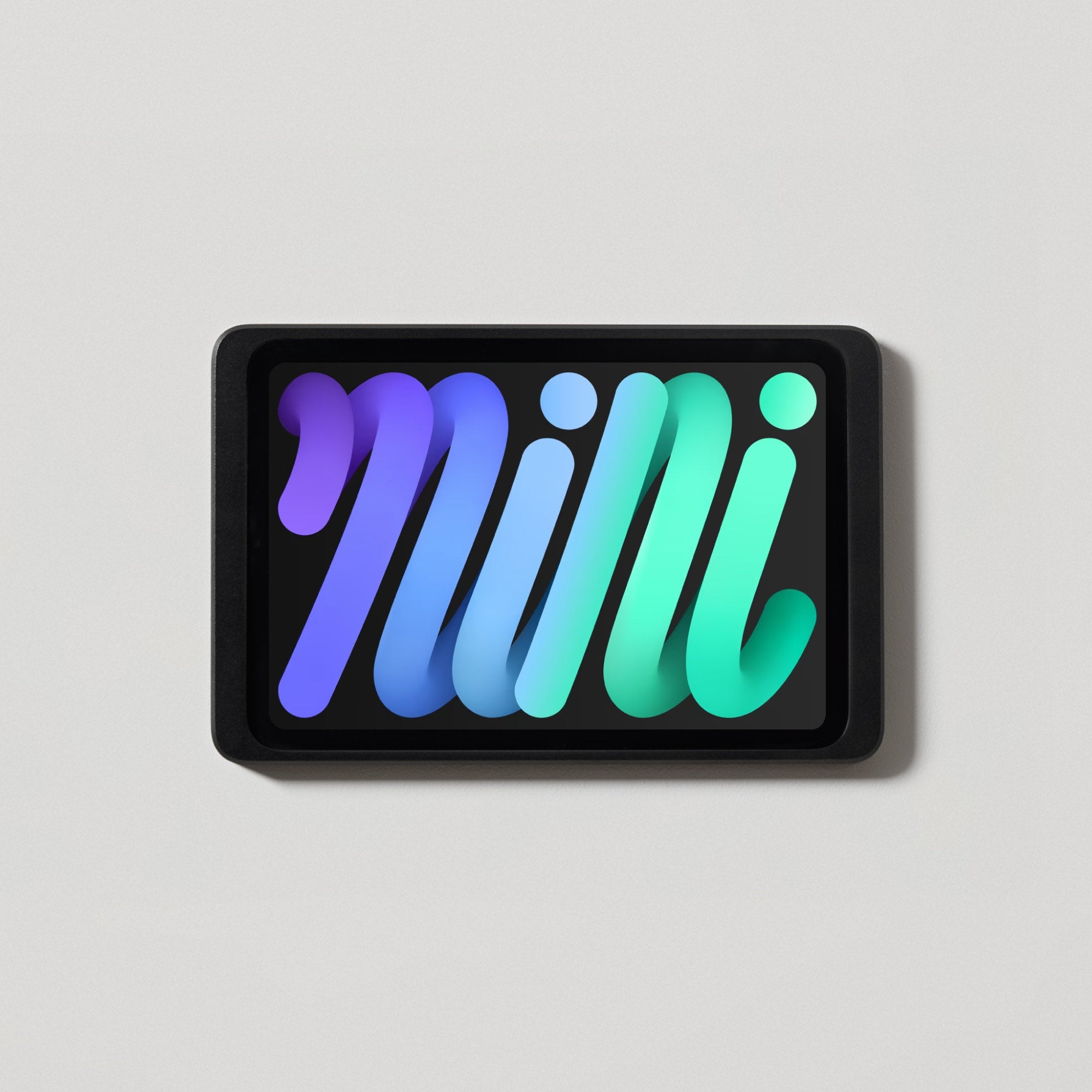 Dame Wall 2.0 wall mount for iPad mini A17 Pro black anodised