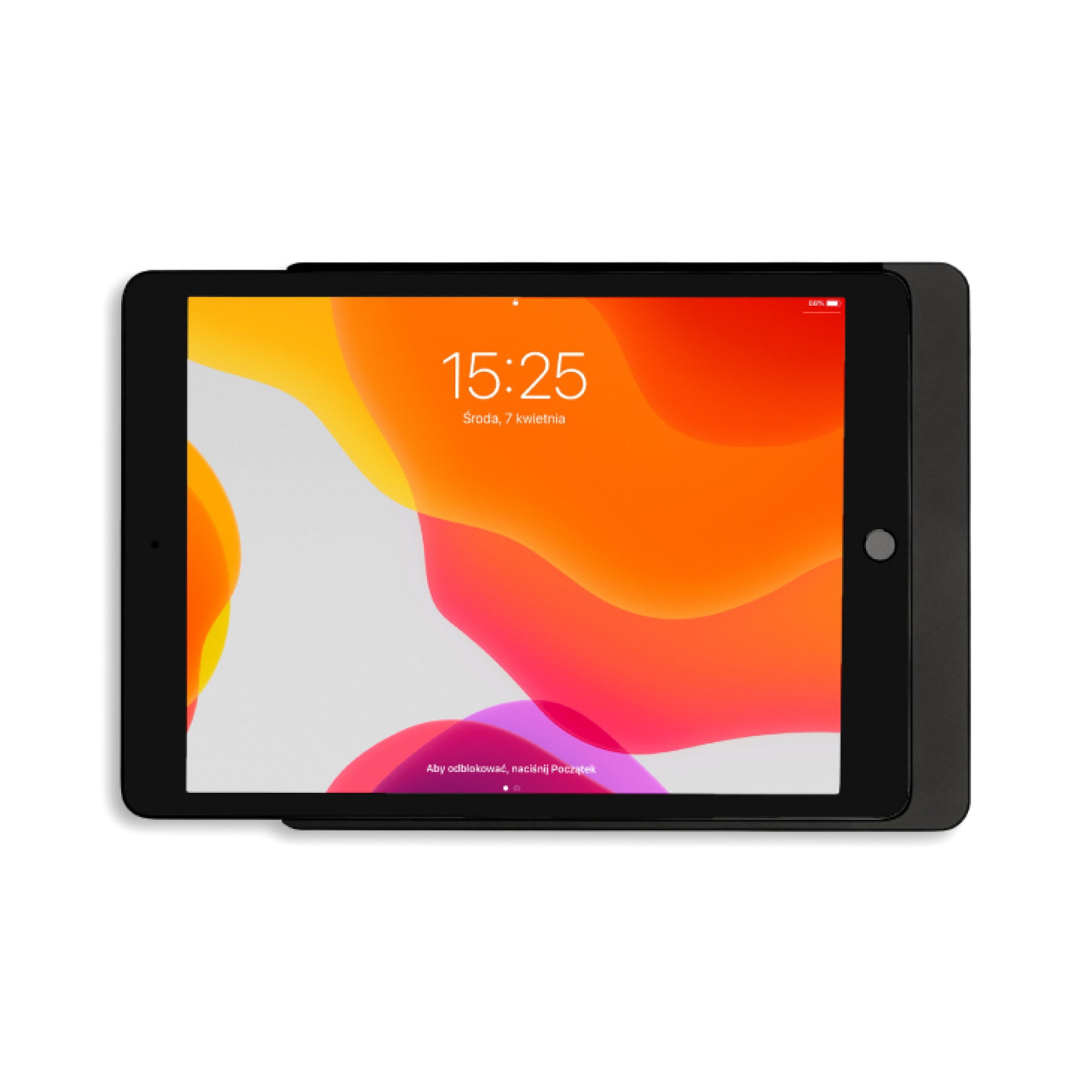 Dame Wall Home for iPad 10.2" black anodised