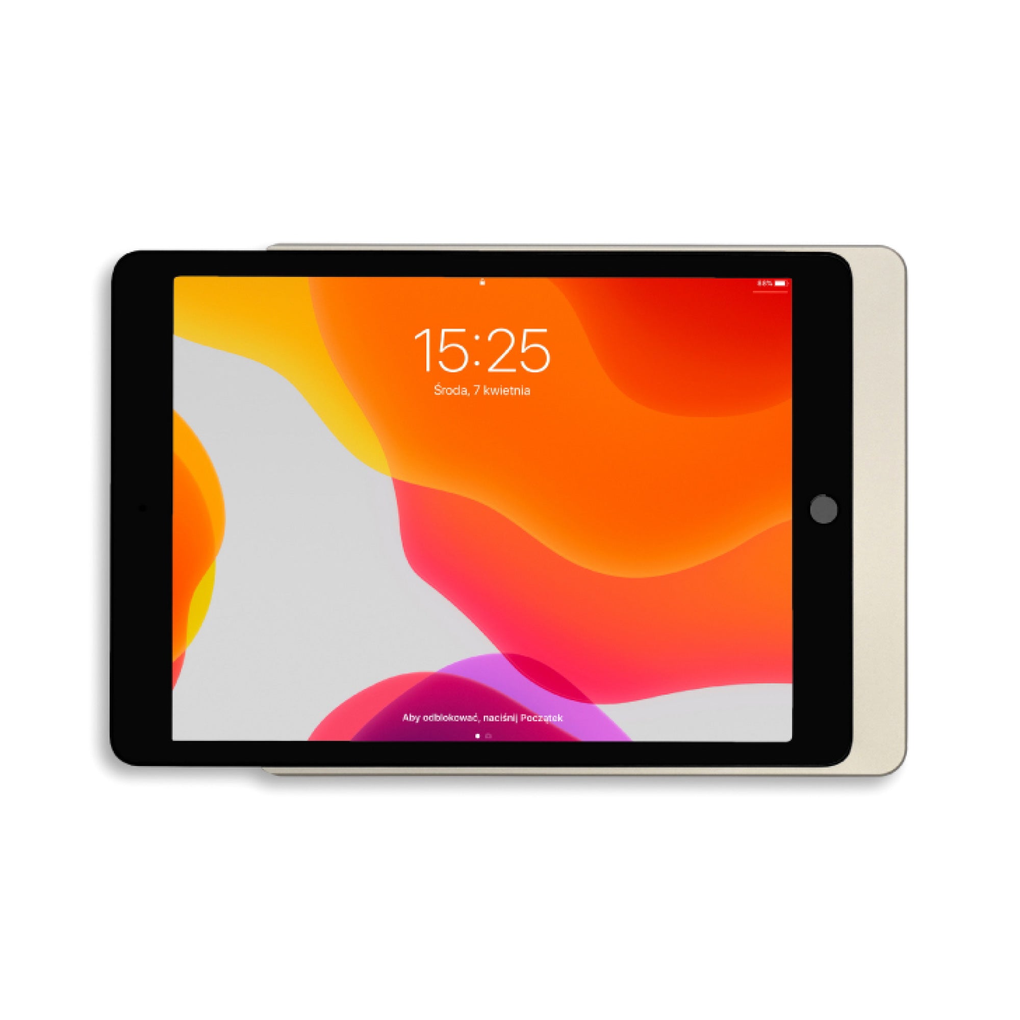 Dame Wall Home for iPad 10.2" silver anodised
