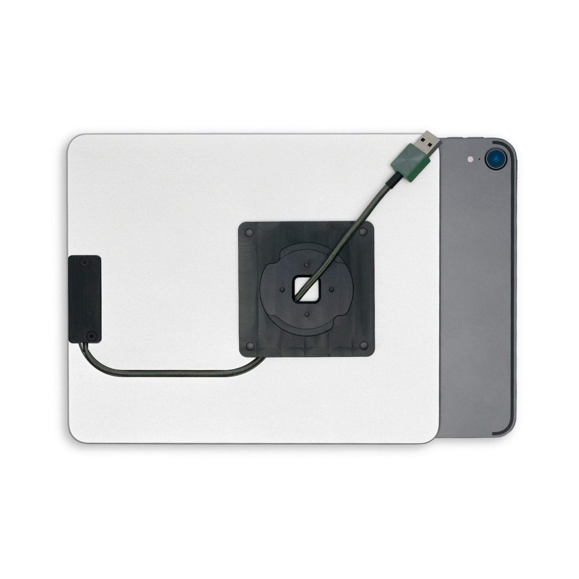Dame Wall Home for iPad 10.2" docking station with charging cable