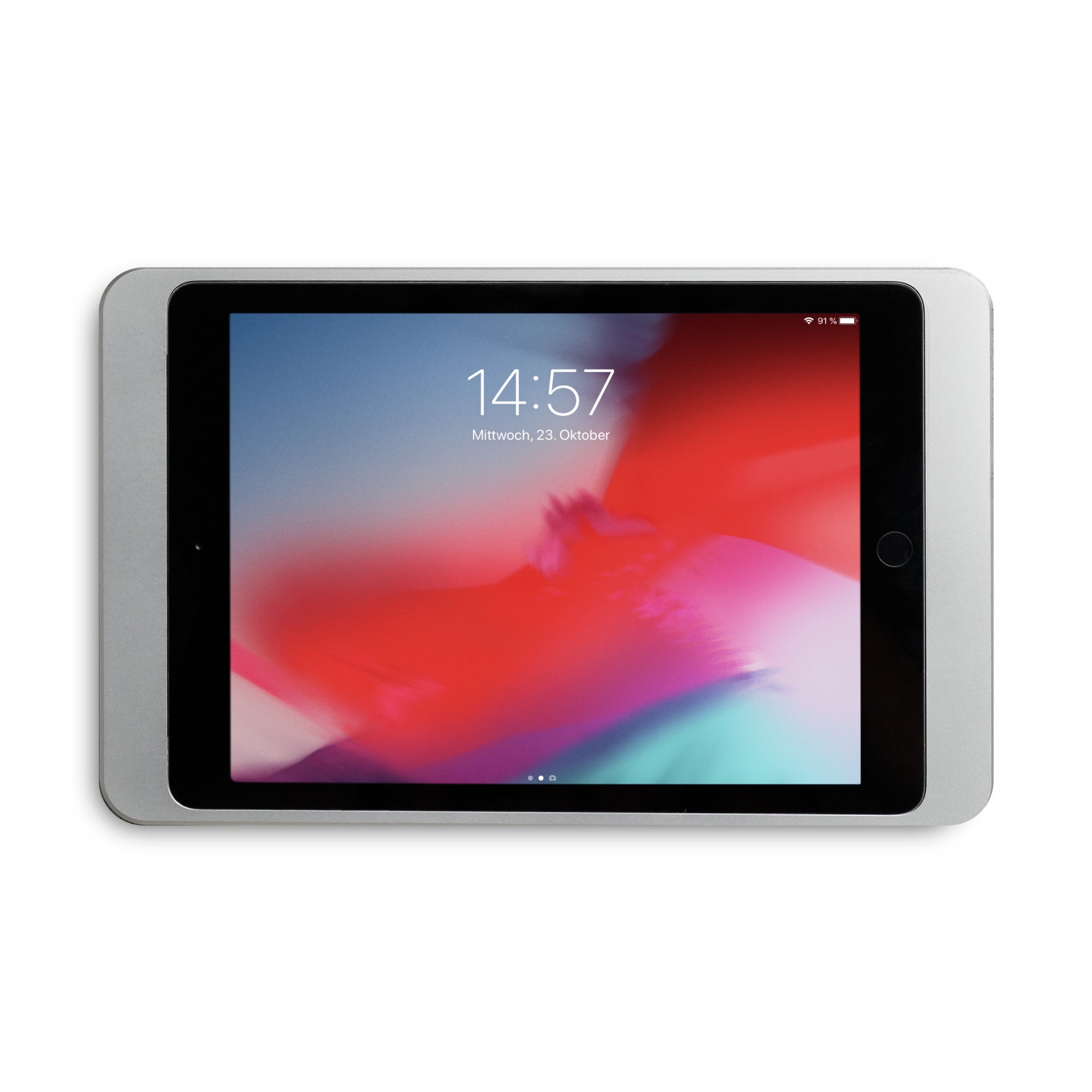 Dame Wall for iPad 9.7" silver anodised