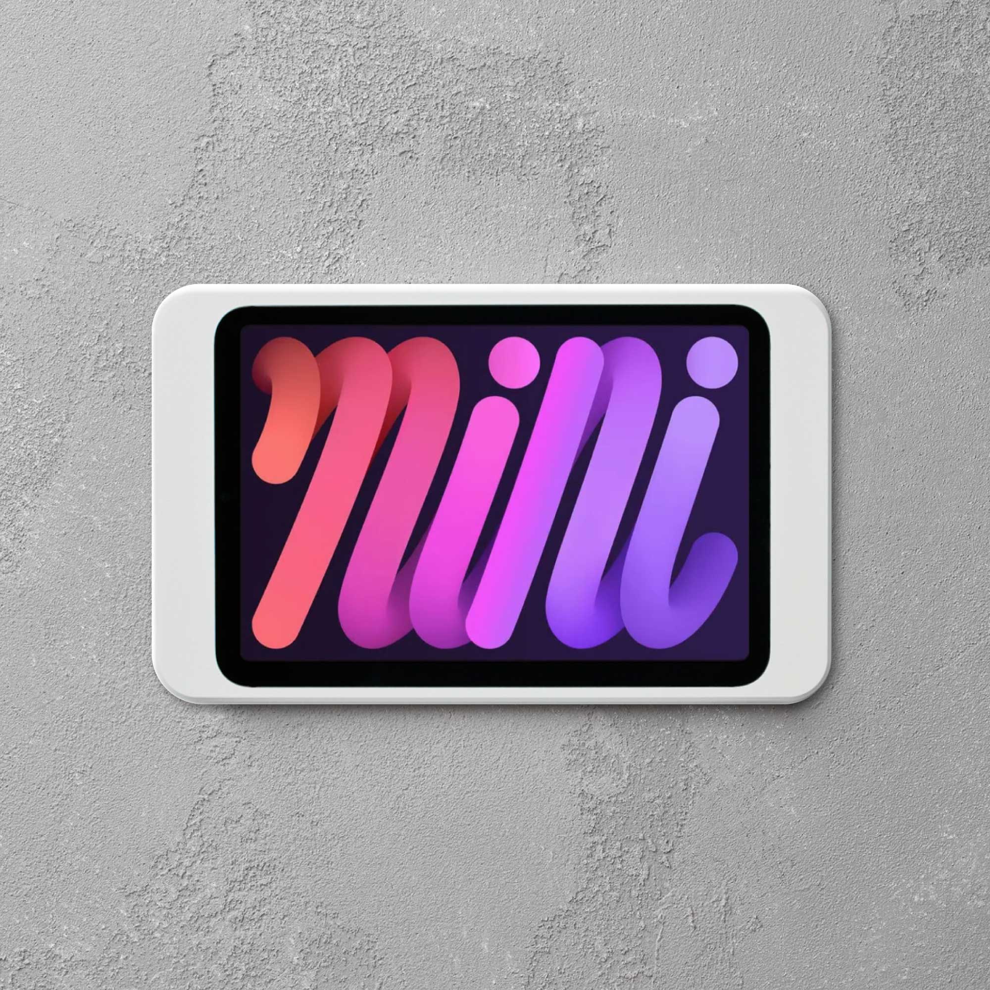 Dame Wall for iPad mini 8.3" white powder coated