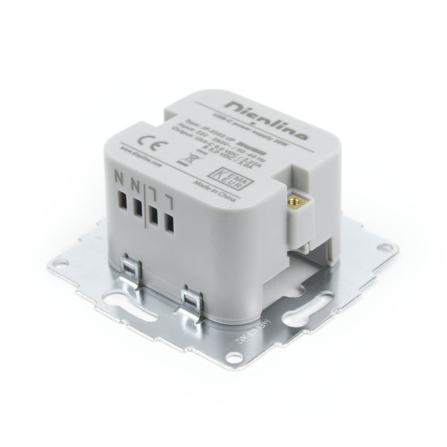 Displine 20W charging power with USB-C for smart home accessories