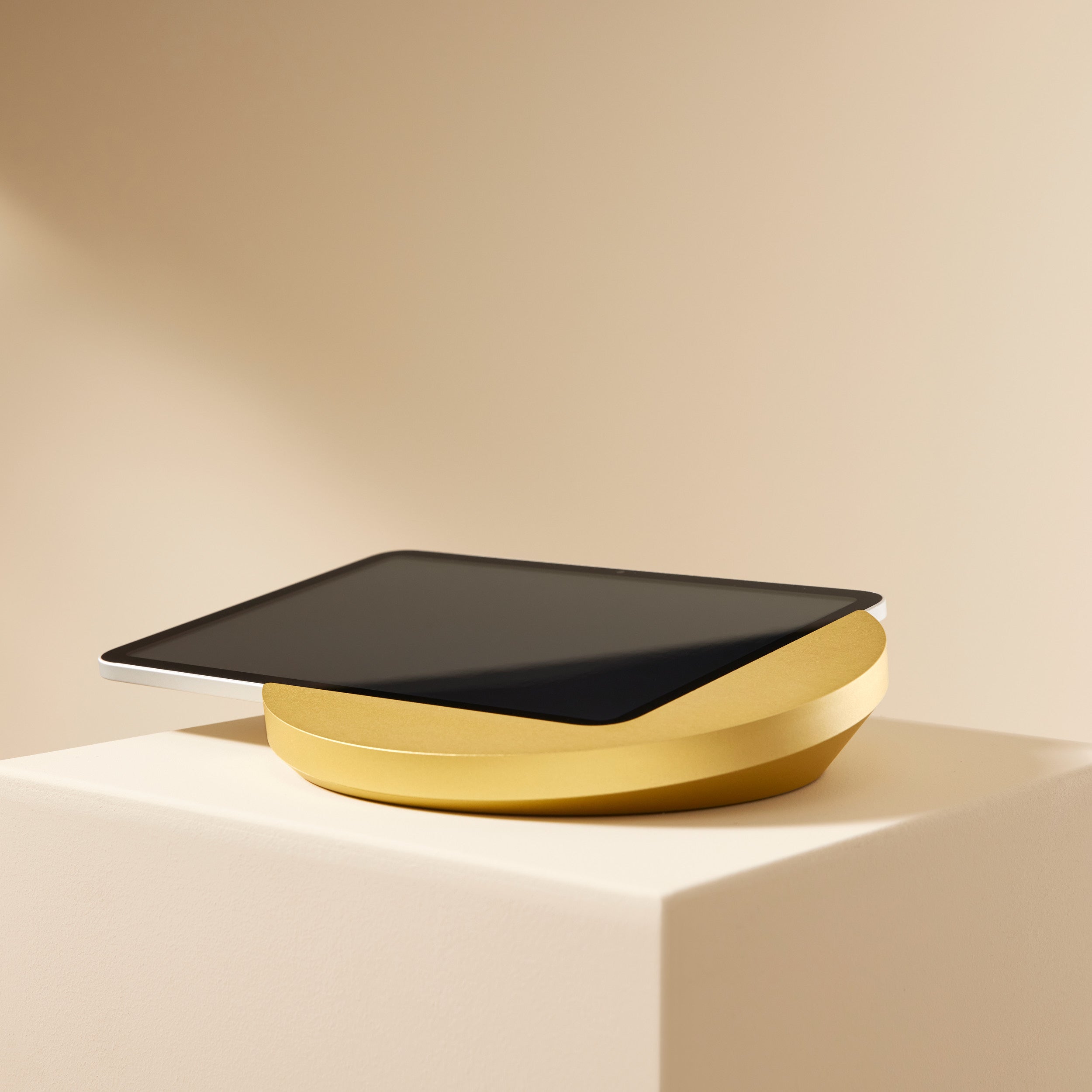 Sunset Desk Console for iPad gold anodised