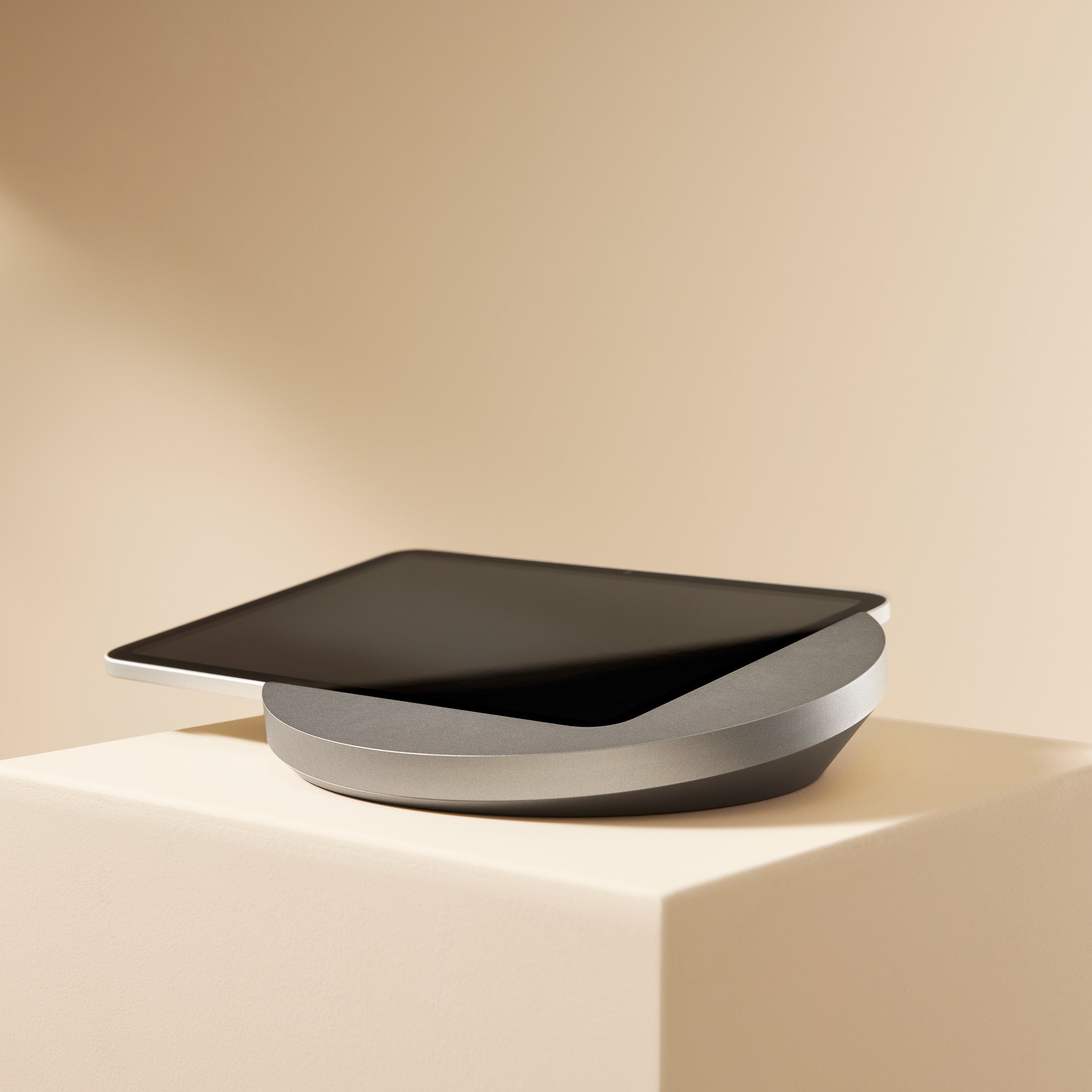 Sunset Desk Console for iPad titanium anodised