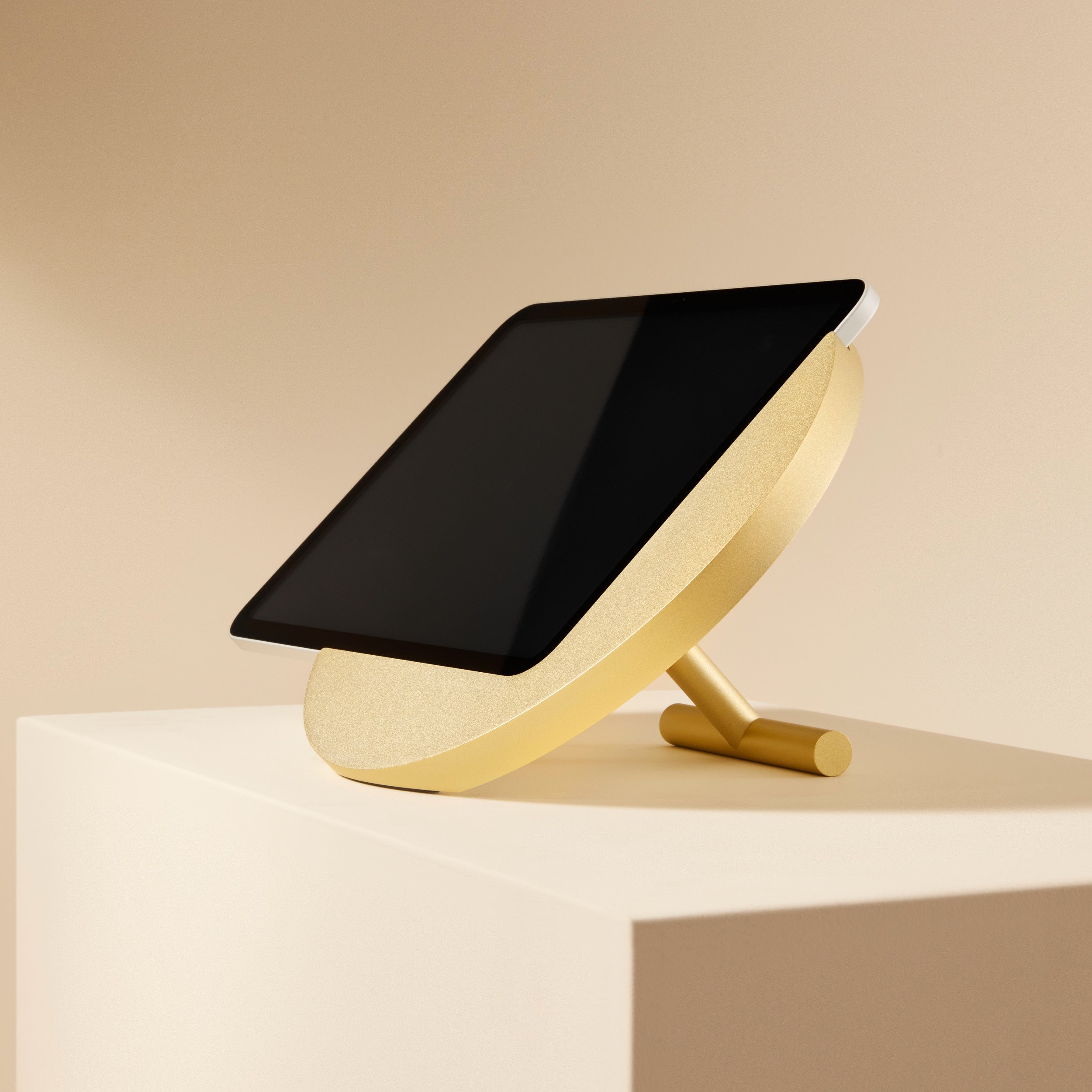 Sunset Stand for iPad gold anodised