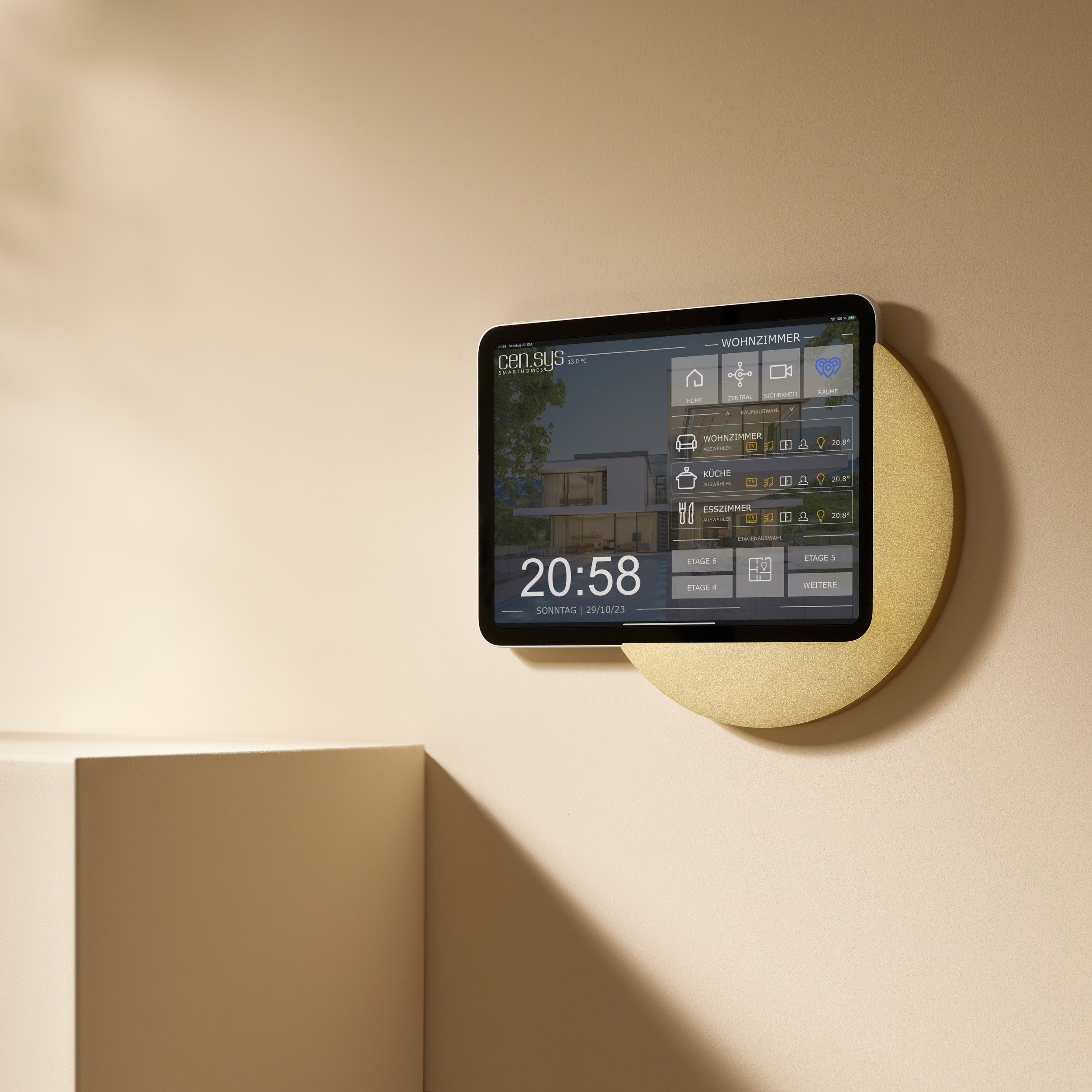 Sunset premium wall mount for iPad
