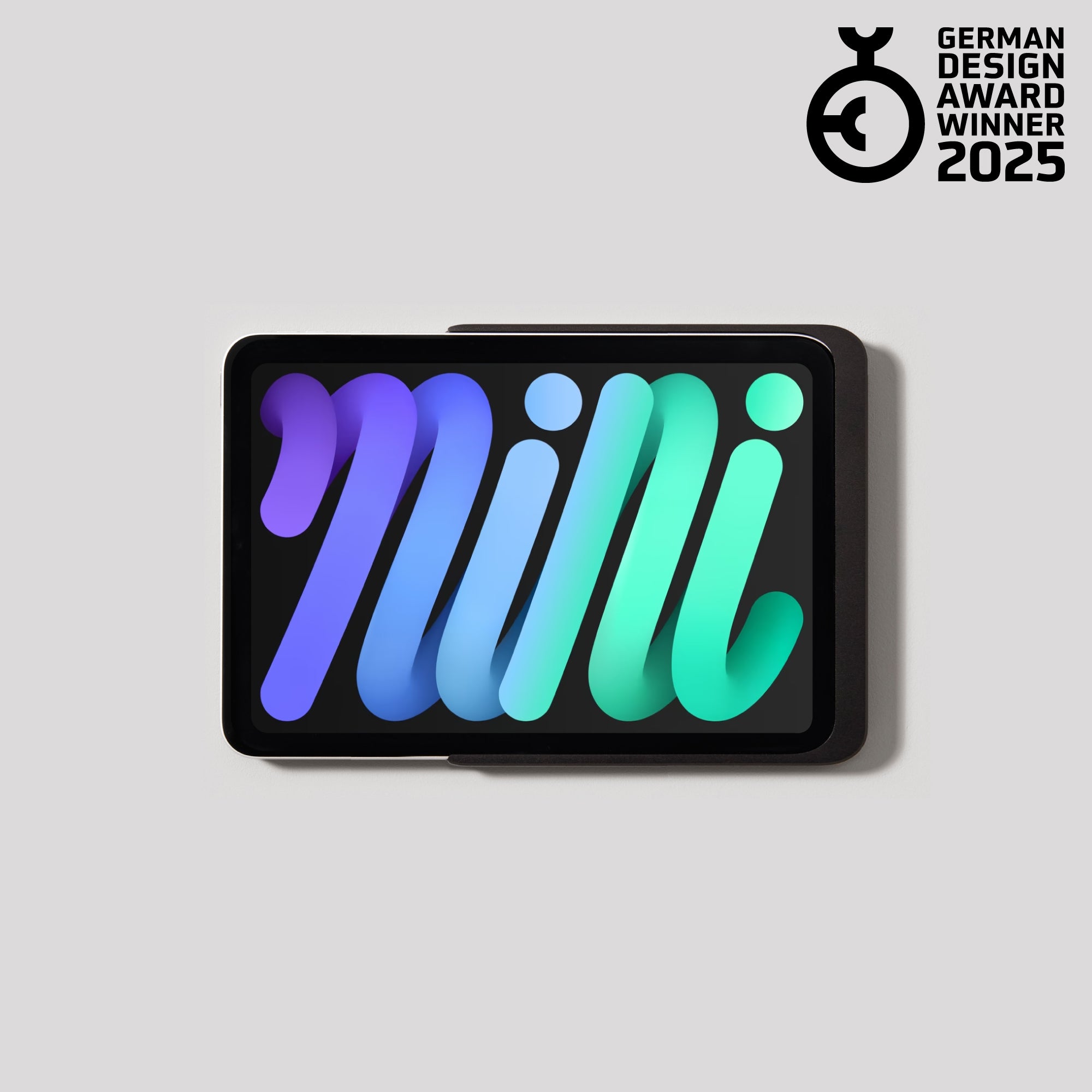 Dame Wall Home 2.0 for iPad mini 8.3" black with German Design Awards