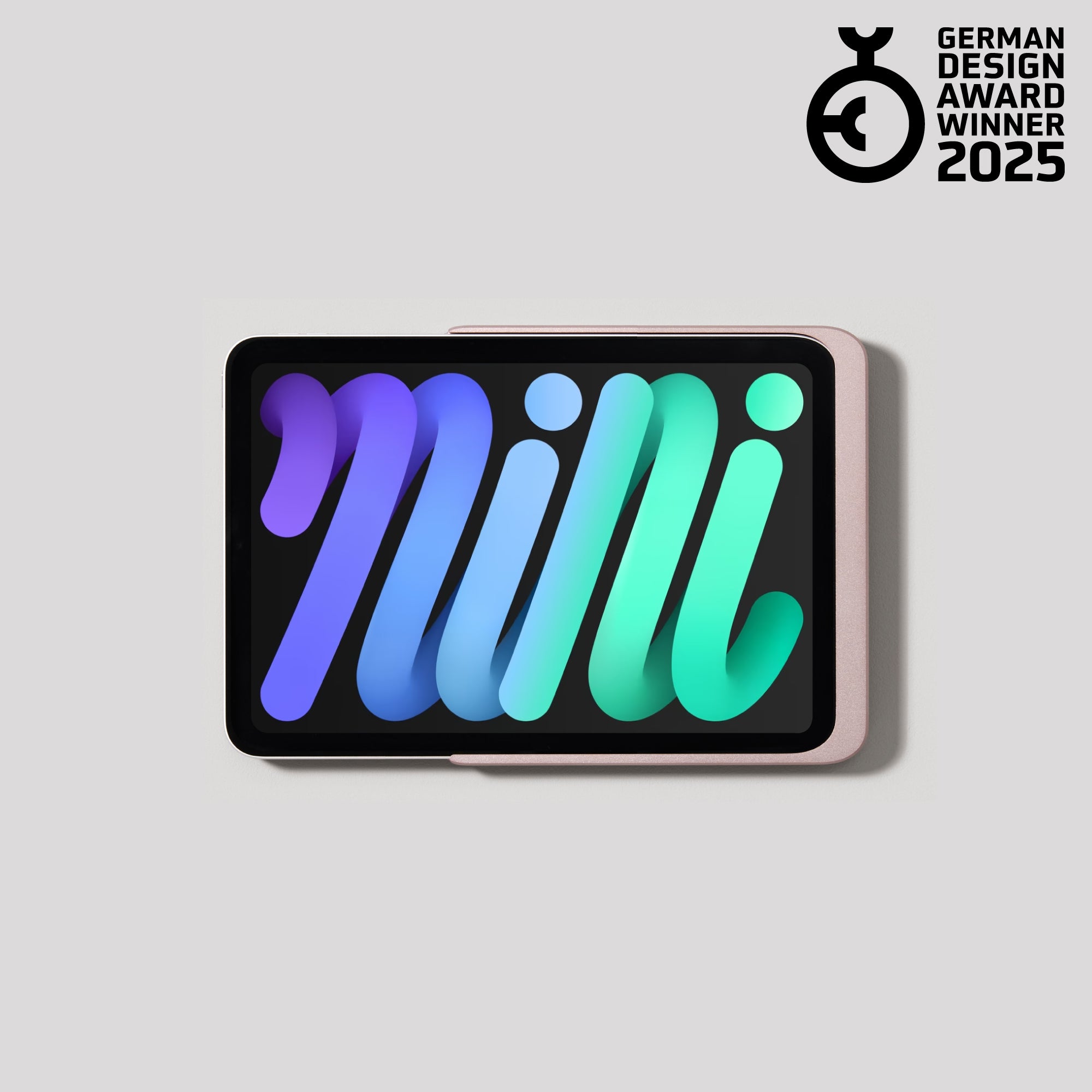 Dame Wall Home 2.0 for iPad mini 8.3" rosegold with German Design Awards