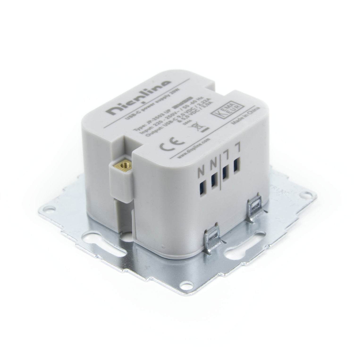 Displine 20W flush mount power supply with USB-C